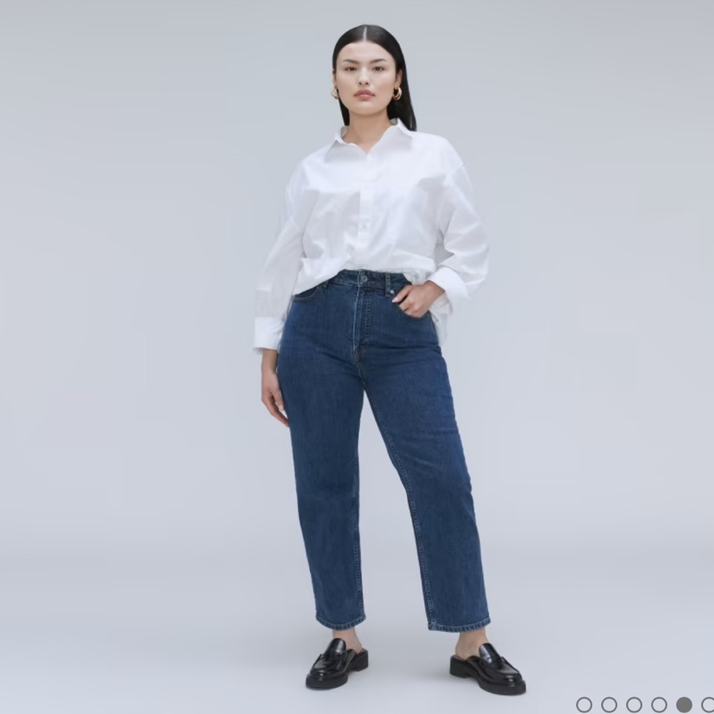 NWT Everlane Curvy Way High Jean in Vintage Indigo size 27